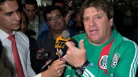 Miguel Herrera y los jugadores del Tricolor arribaron a la ciudad de México, procedentes de San Diego