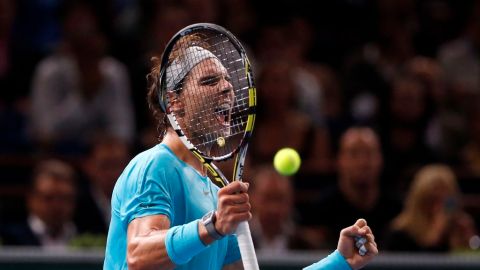 El Mallorquín venció a Jerzy Janowicz en la arena Bercy de París.