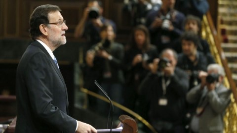 El presidente de España, Mariano Rajoy, en comparecencia ante el Congreso, le ha pedido explicaciones a EEUU sobre el espionaje en su país.