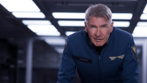 Harrison Ford  en una escena de 'Ender's Game', que se estrena mañana.