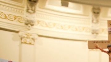 Protestas en el Capitolio de Texas en julio contra las disposiciones relativas al aborto.