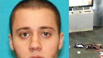 Paul Anthony Ciancia trajo un fusil de asalto (que se ve en el piso), con el que mató a un agente del TSA.