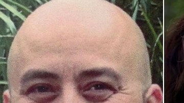 Gerardo I. Hernández (i), el agente de TSA fallecido en el tiroteo de LAX y su esposa Ana Hernández.