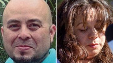 Gerardo I. Hernández (i), el agente de TSA fallecido en el tiroteo de LAX y su esposa Ana Hernández.