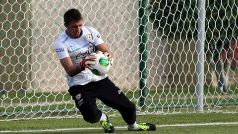 En la imagen, el guardameta de la selección uruguaya Fernando Muslera.