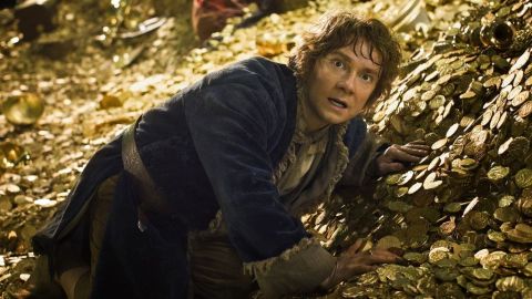 Martin Freeman en una escena de la secuela de 'The Hobbit'.