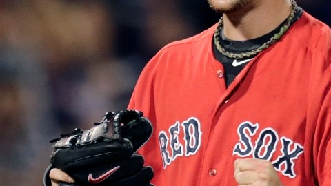 Jon Lester, pitcher de Medias Rojas.