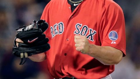 Jon Lester, pitcher de Medias Rojas.