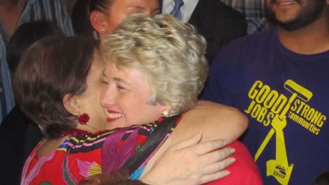 Annise Parker ganó su tercer y último mandato como alcaldesa de Houston.