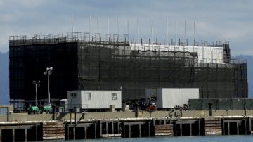 La extraña embarcación que Google construyó frente a la Bahía de San Francisco despertó todo tipo de especulaciones hasta ahora.