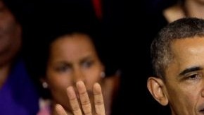 El presidente Obama llegó a Miami el viernes para efectuar una visita de 24 horas, durante la cual se reunió con disidentes cubanos.