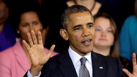 El presidente Obama llegó a Miami el viernes para efectuar una visita de 24 horas, durante la cual se reunió con disidentes cubanos.