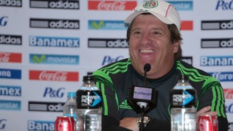 Miguel "Piojo" Herrera ofreció una conferencia de prensa en el Centro de Alto Rendimiento