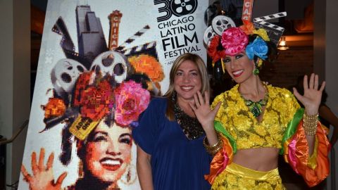 Sylvia Nieves, la ganadora del diseño del cartel oficial de la 29 edición del Festival de Cine Latino.
