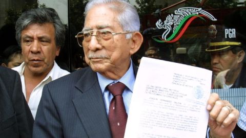 El ex líder del Sindicato de Trabajadores Petroleros (SNTPRM), Joaquín Hernández Galicia, 'La Quina', falleció ayer.