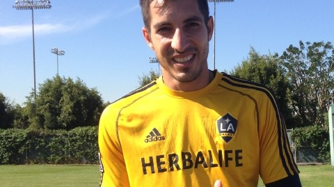 Penedo, portero del Galaxy.