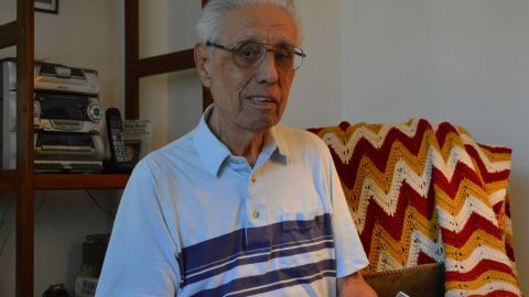 Ernest Eguía escuchó a Kennedy el 21 de noviembre de 1953.