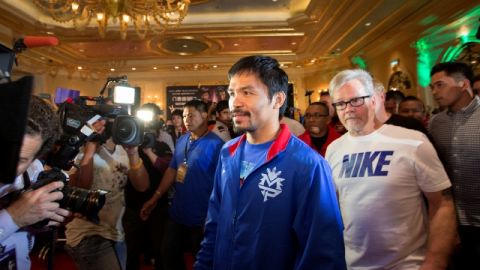 Manny Pacquiao envió un mensaje a la población para que acaten las medidas sanitarias, en Filipinas.