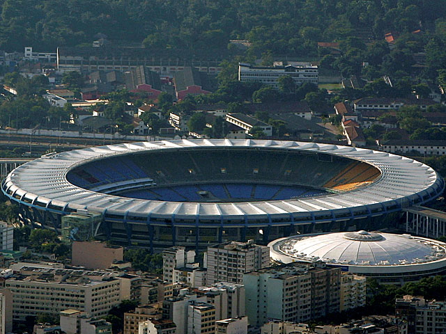 Vista del estadio Maracaná.