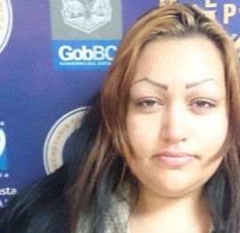 Angélica Ramírez fue capturada por por elementos de la Policía Estatal Preventiva.