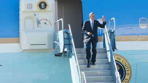 El presidente de Estados Unidos Barack Obama fue interrumpido mientras pronunciaba un discurso sobre la reforma migratoria en San Francisco.