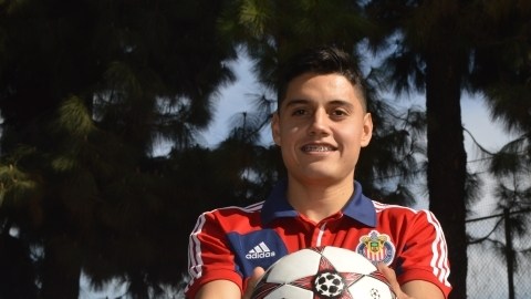 Joel Contreras ya es parte del Rebaño Angelino, y sueña con algún día ser jugador de la selección mexicana.
