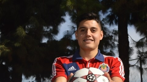 Joel Contreras ya es parte del Rebaño Angelino, y sueña con algún día ser jugador de la selección mexicana.