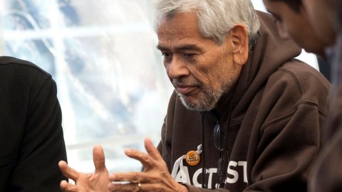 Eliseo Medina perdió alrededor de 20 libras durante los 22 días que permaneció en huelga de hambre.