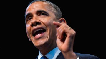 El presidente Obama ofreció su discurso en un centro comunitario en el sureste de Washington.