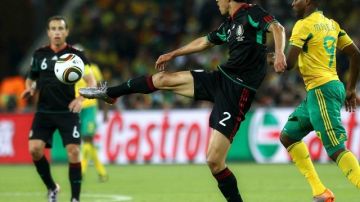 México enfrentó al anfitrión Sudáfrica en el 2010
