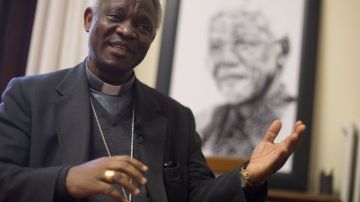 El religioso, originario de Ghana estará en el homenaje póstumo a Mandela.
