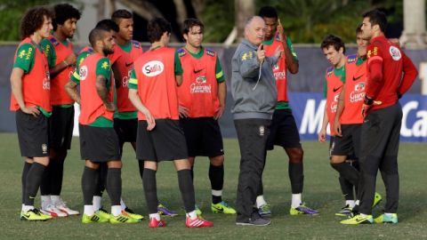 Luis Felipe Scolari, estretaga de Brasil,  considera que como otras veces México los puede complicar en su encuentro en el Mundial.