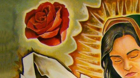 Para el artista Ricardo González, originario del suburbio de Blue Island y practicante del catolicismo, el milagro lo motivó a dibujar una virgen.