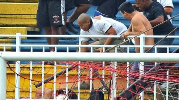 Violencia en los estadios de Brasil
