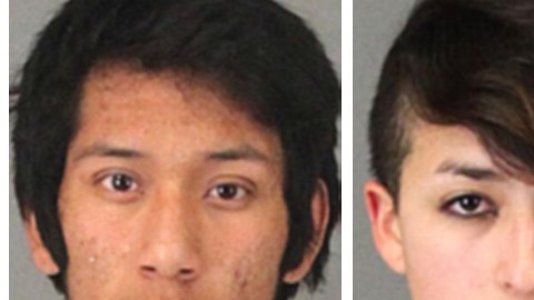 Erick De La Cruz(i), de 19 años, y Serina Ramírez, de 18 años de edad. fueron dos de los arrestados.