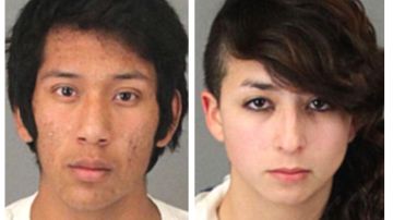 Erick De La Cruz(i), de 19 años, y Serina Ramírez, de 18 años de edad. fueron dos de los arrestados.