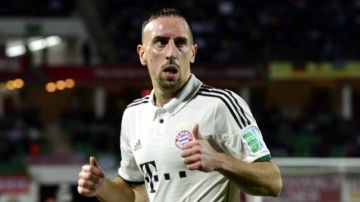 El delantero francés Franck Ribery abrió el marcador en el primer tiempo, en favor del Bayern Munich