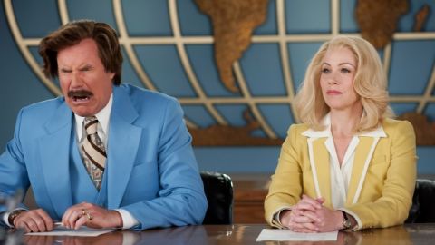 Will Ferrell y Christina Applegate  en  'Anchorman 2: The Legend Continues'.