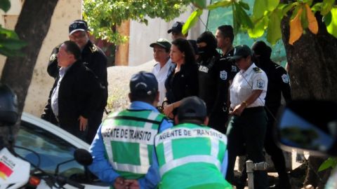 Los detenidos fueron escoltados al Aeropuerto de Managua para ser encarcelados en México.