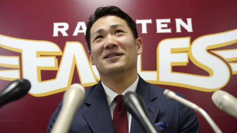 Masahiro Tanaka, una estrellas solvente que pisará las Grandes Ligas por primera vez.