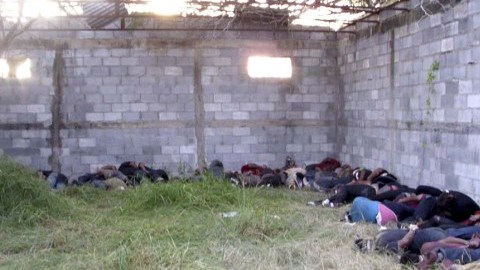 Los migrantes fueron acribillados por negarse a integrar las filas del cartel de Los Zetas.