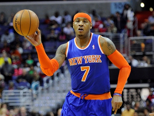 Carmelo Anthony regresa con los Knicks de Nueva York tras lesión