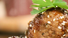 Albóndigas en salsa coreana.