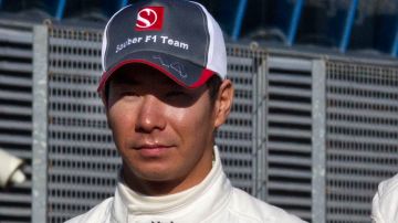 Kamui participó junto al mexicano Checo Pérez en Sauber en 2012.
