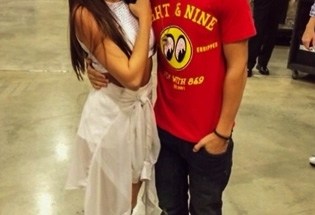 Selena Gómez y Austin Mahone posaron juntos en el evento "Beats Music" en Los Ángeles.