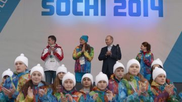 El presidente Vladimir Putin, anfitrión de la justa olímpica.