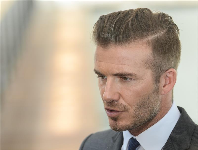 El futbolista inglés, David Beckham anuncia su equipo de la MLS en Miami.