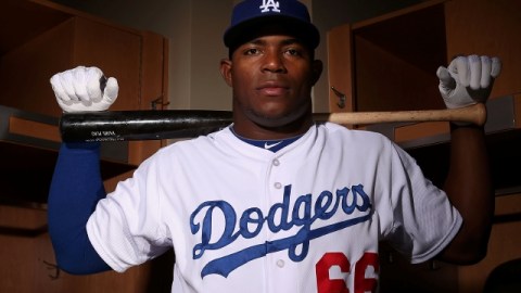 Yasiel Puig es una de las cartas fuertes de los Dodgers para dar la pelea y llegar a grandes alturas en las Mayores.