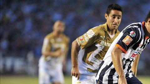 Efraín Juárez en el estadio Tecnológico de Monterrey (México). EFE/archivo