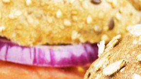 Hamburguesas de quinoa.